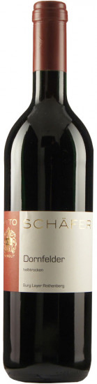 2022 Burg Layer Rothenberg Dornfelder feinherb - Weingut Otto Schäfer