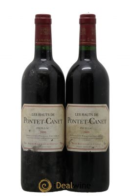 Les Hauts de Pontet-Canet Second Vin  2000 - Lot de 2 Bouteilles