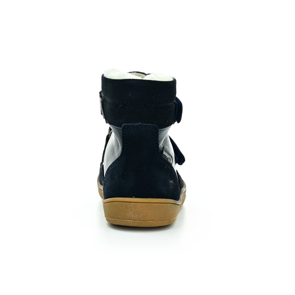 Bundgaard Basil Strap II Tex Navy gefütterte Barfuß-Stiefeletten