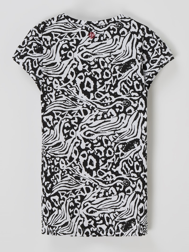 T-Shirt mit Logo in weiß