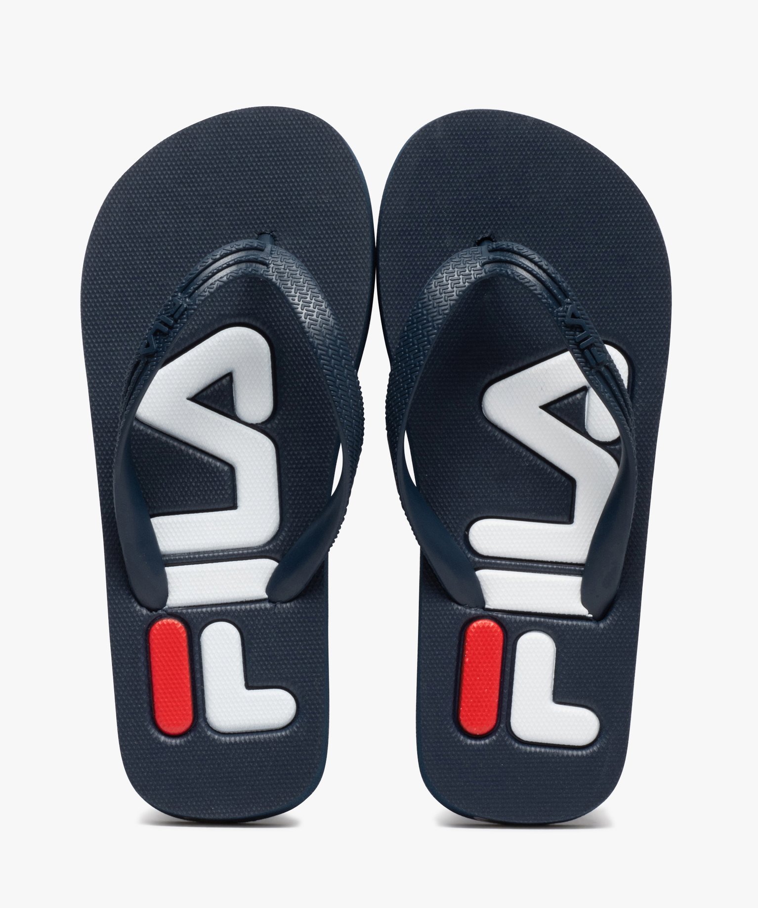 Tongs Garçon avec logo grand format - Fila bleu | GEMO