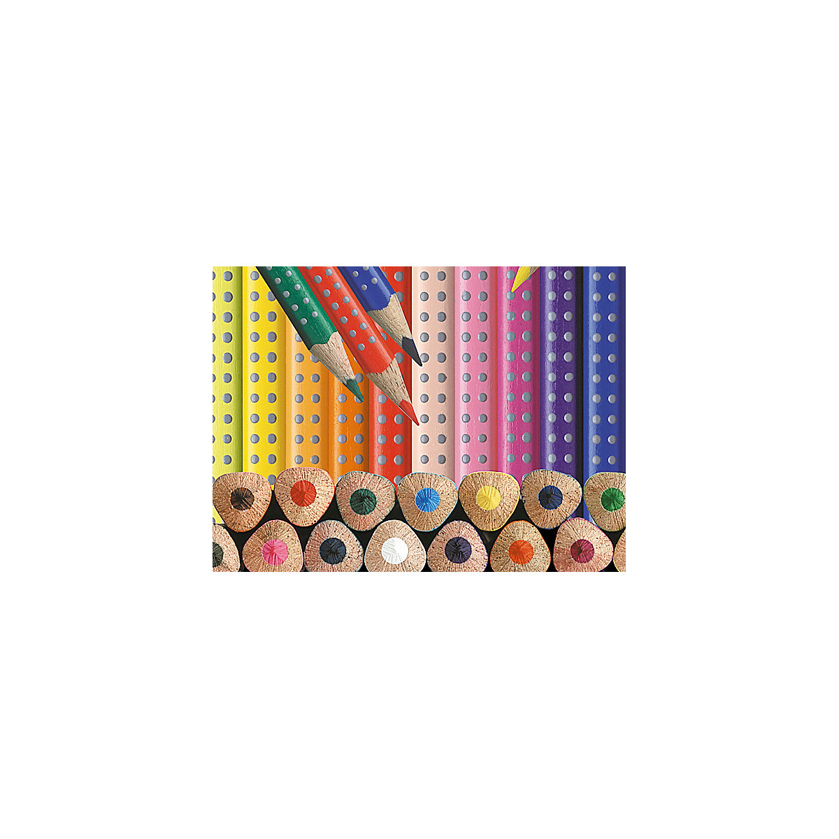 Buntstifte COLOUR GRIP, wasservermalbar, 12 Farben