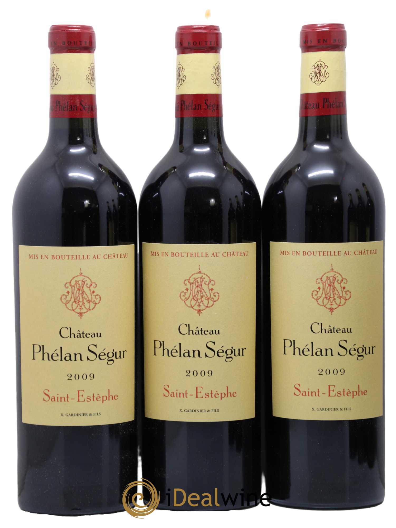Château Phélan Ségur  2009 - Lot de 6 Bouteilles