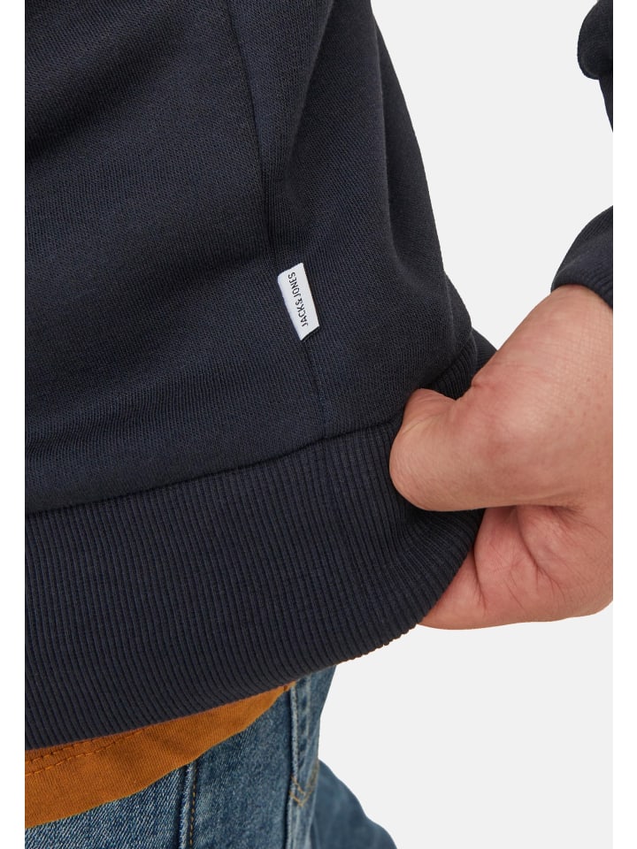 Jack & Jones Hoodie 'Logo' in dunkelblau günstig kaufen
