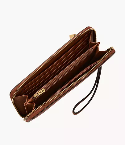 Fossil Outlet Zip Clutch Jori