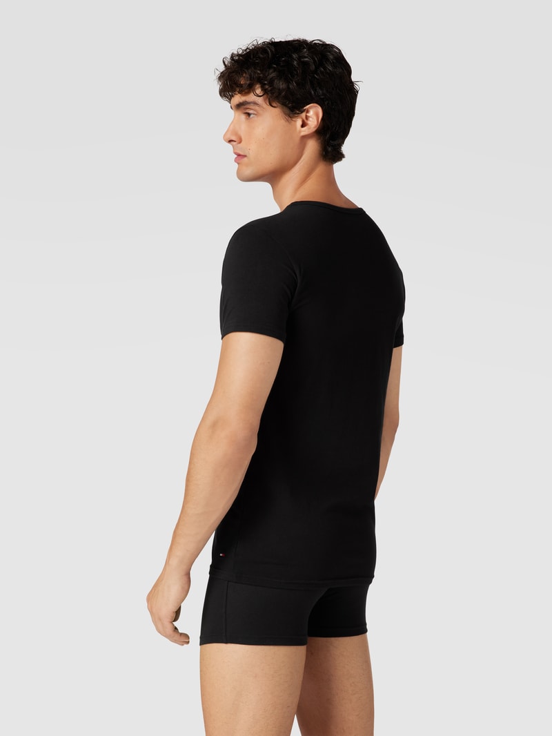 T-Shirt im 3er-Pack in silber meliert