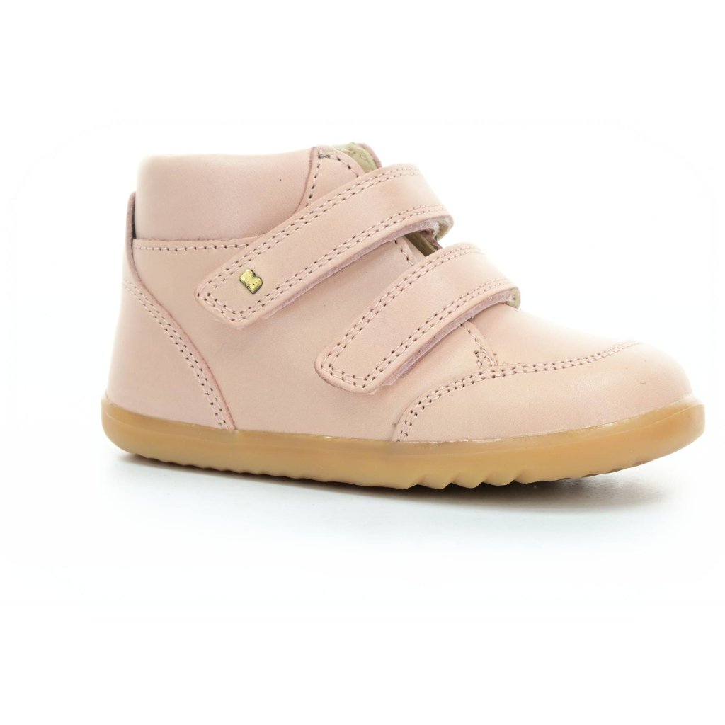 Bobux Step Up Timber Dusk Pearl rosa Barfuß-Stiefeletten
