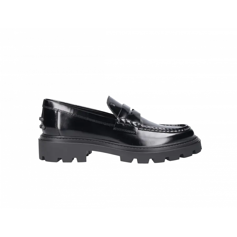 Tod's - Loafer LEATHER Kalbsleder - schwarz