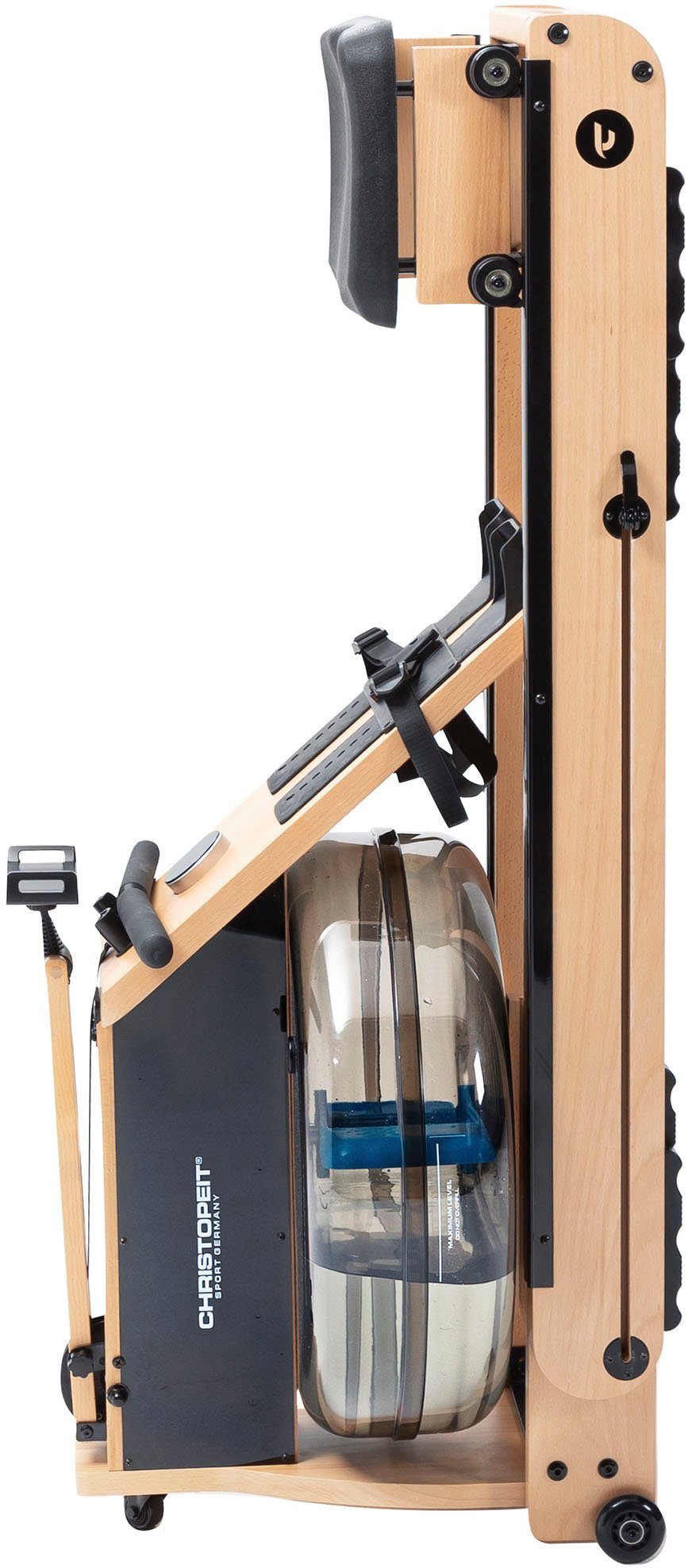 Christopeit Sport® Ruderzugmaschine WP 5000 inkl. Pulsgurt (Set, Pulsgurt, Ruderzugmaschine)
