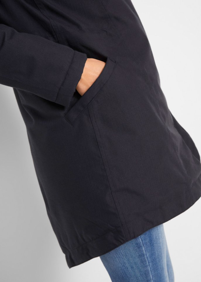 Funktions-Parka mit Teddyfleece