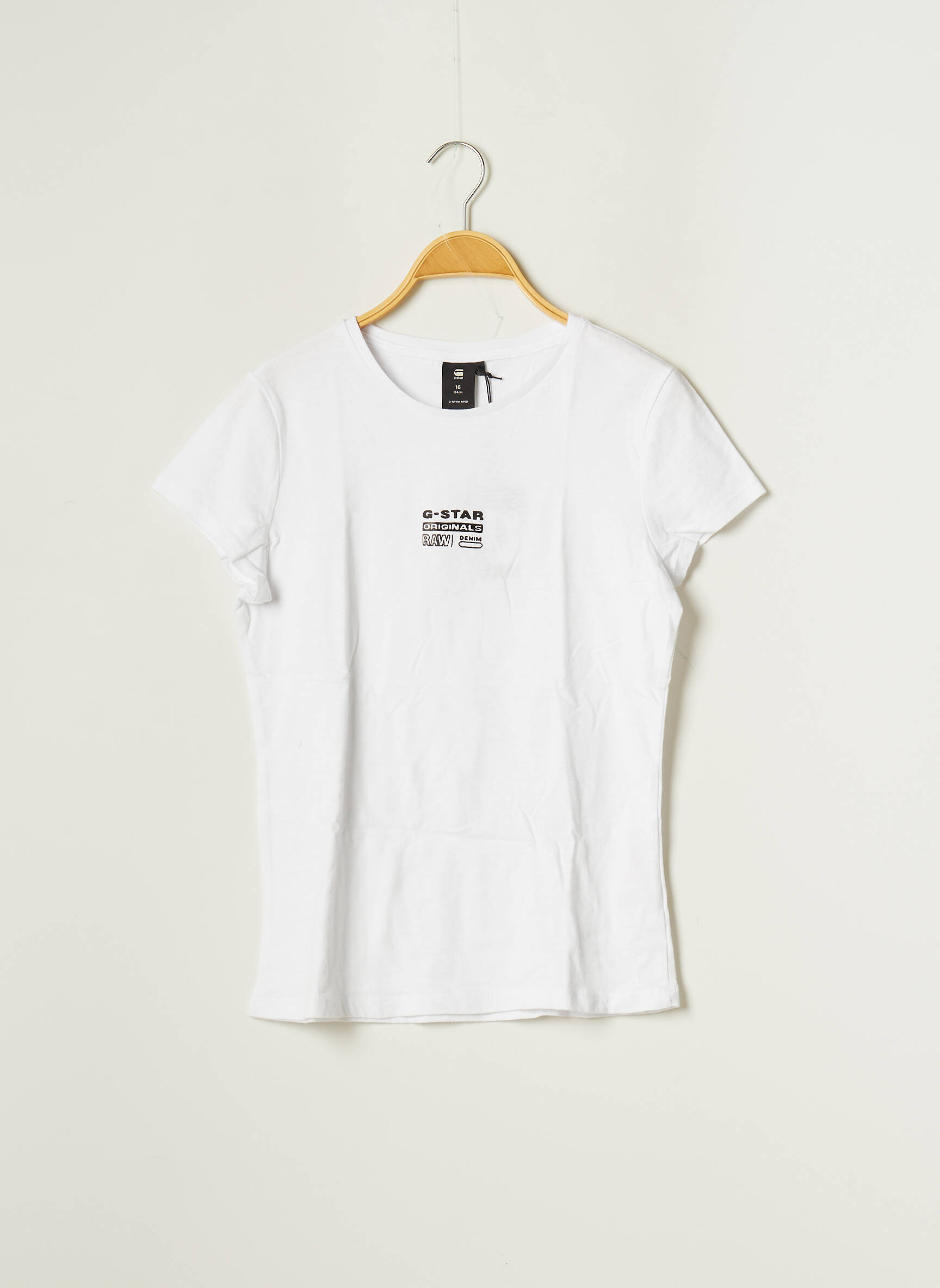 G Star Tshirts Fille couleur blanc