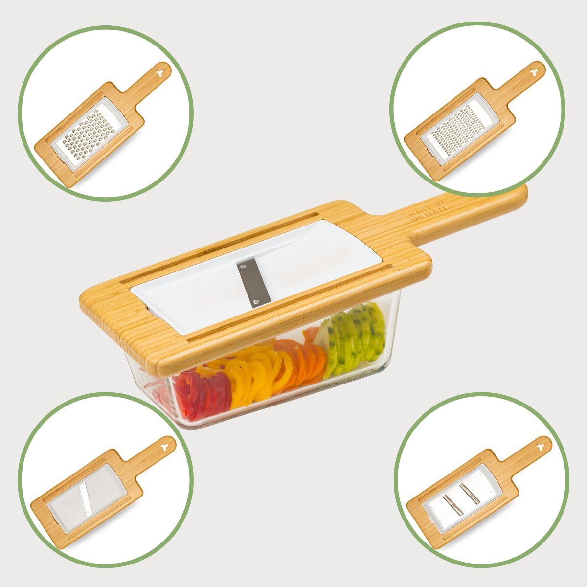 Just Vegan Bamboo Veggi Dicer Gemüseschneider