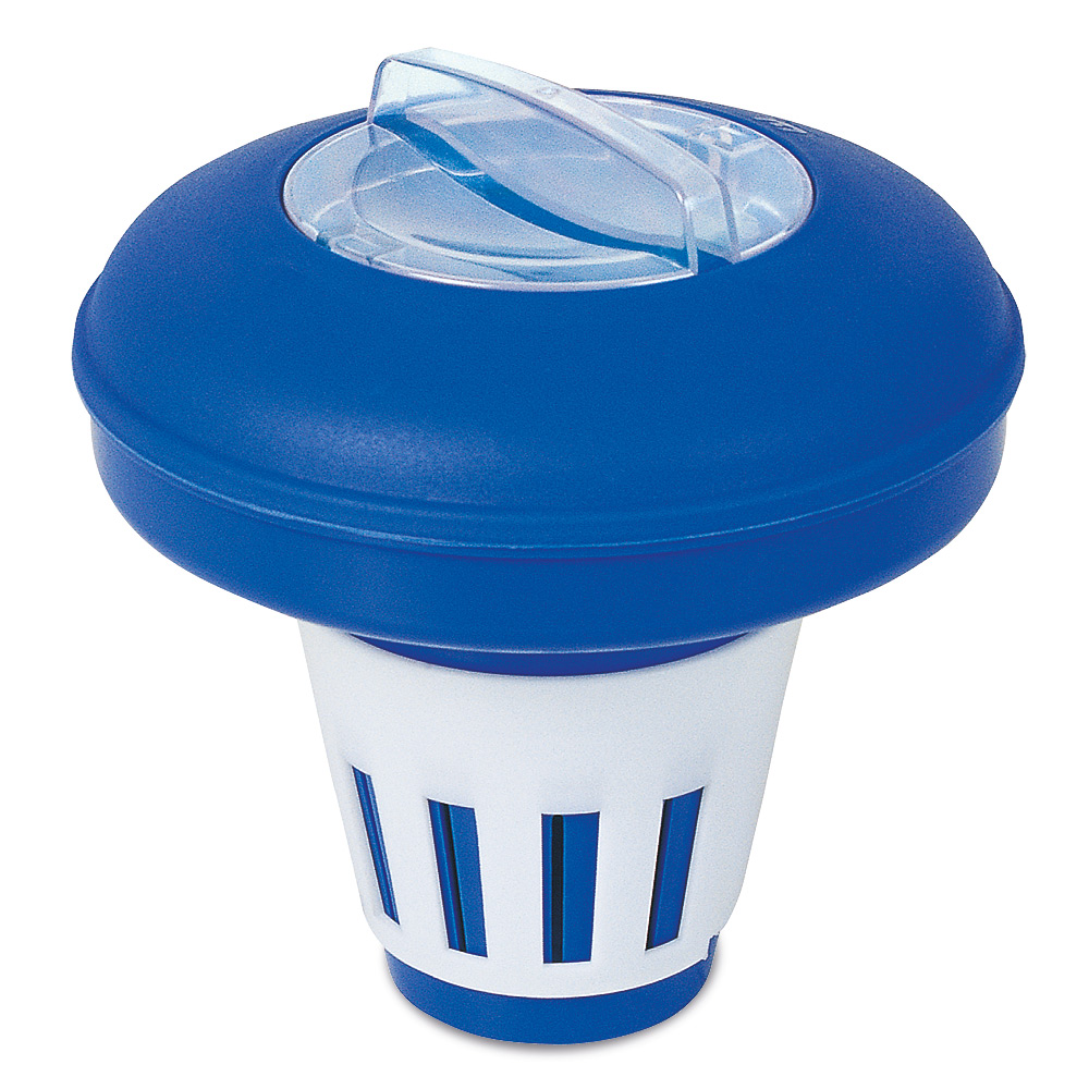 Casaria Deuba® Chlordosierer Blau/Weiß Ø16,5cm