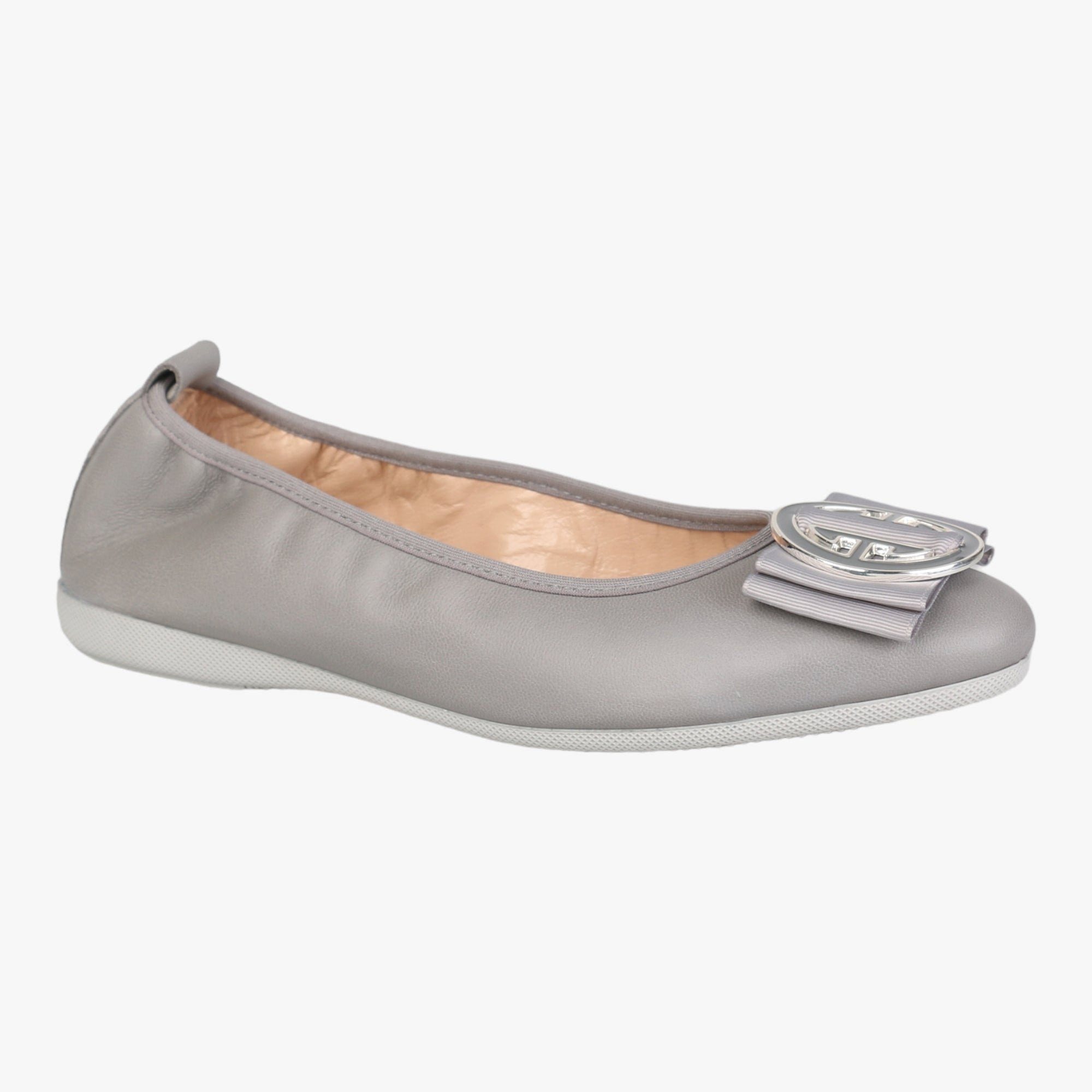 La Ballerina La Ballerina CAMBIO SET Nappa grau Linda С & Martina silber Ballerina Trend Ballerinas 2023