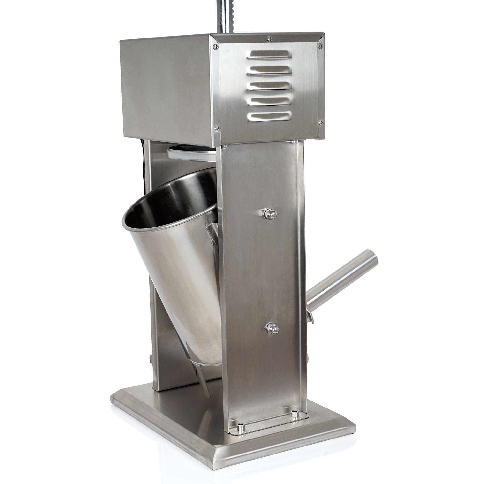 Zelsius Küchenmaschine elektrische Profi Wurstfüllmaschine, 10 Liter, mit Fußpedal, 120 W