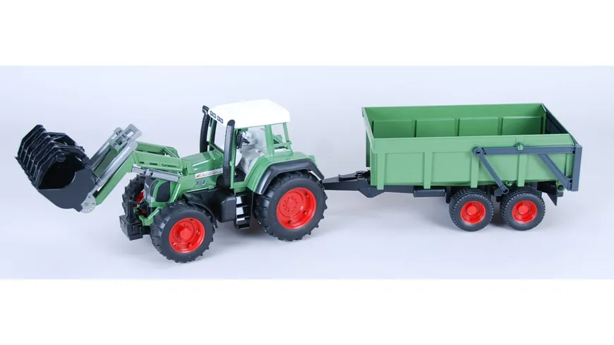 BRUDER - Fendt Favorit 926 Vario mit Frontlader und Wannenkippanhänger 01169