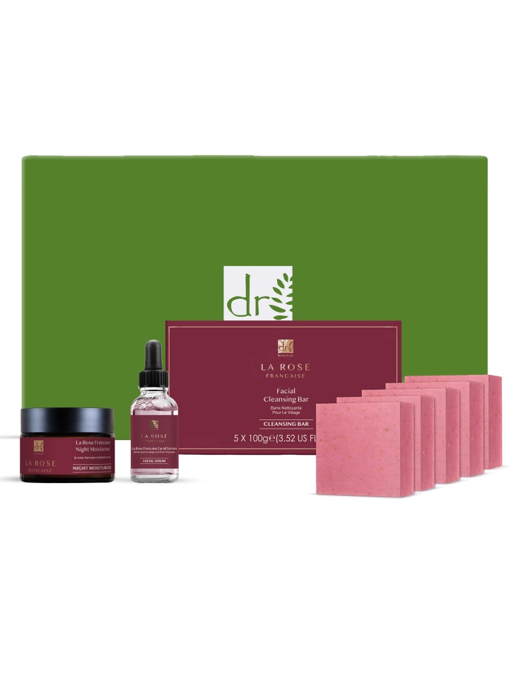Dr Botanicals Dr Botanicals  La Rose Francaise Abendpflege Geschenkset günstig kaufen onesize