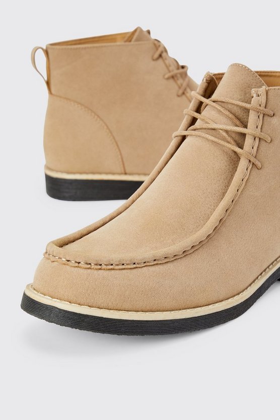 Desert-Stiefel mit Schürze