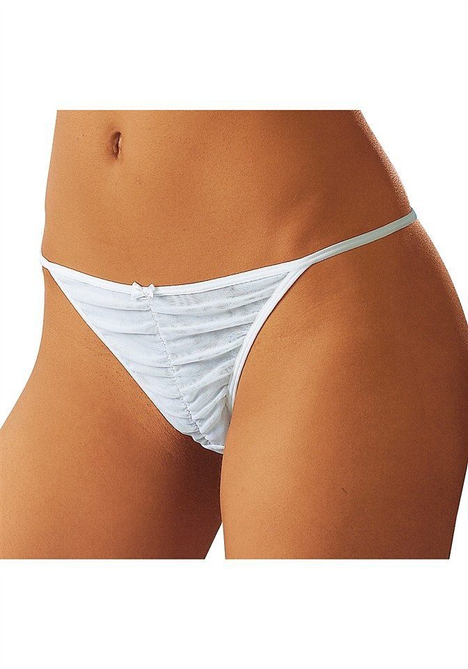 Vivance Stringtanga (Packung, 5-St) vorn gerafft
