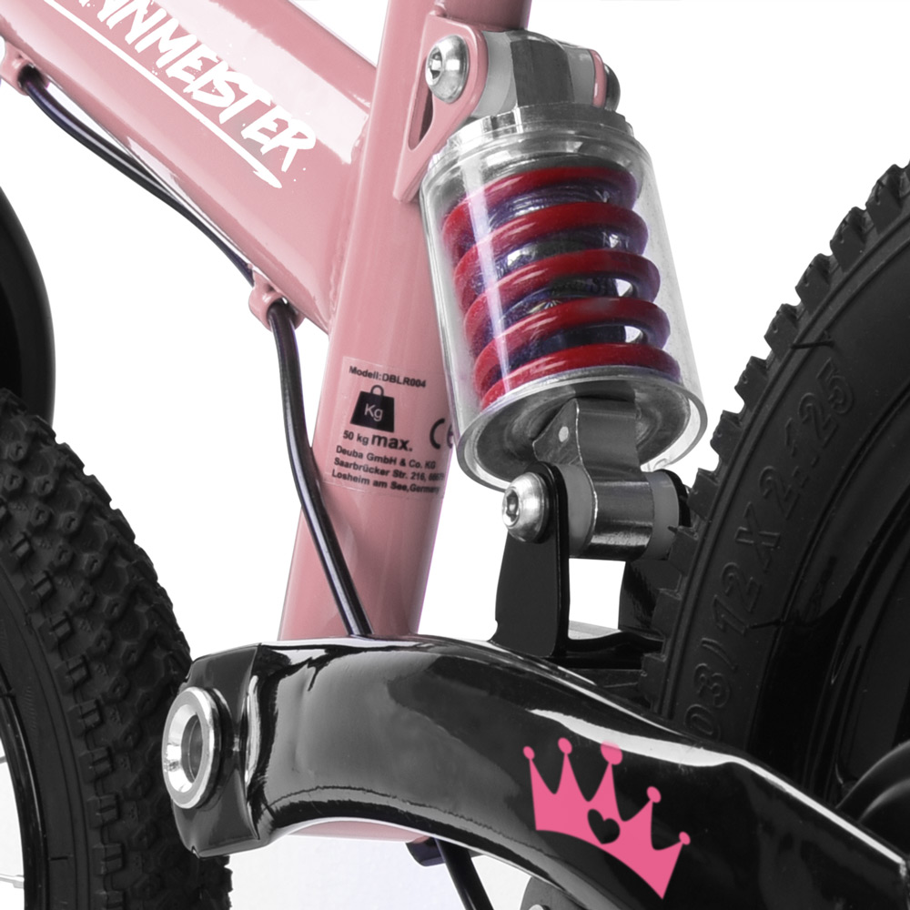 Casaria Rennmeister® Rennmeister mit Federung, Übungs-Sattel, rosa