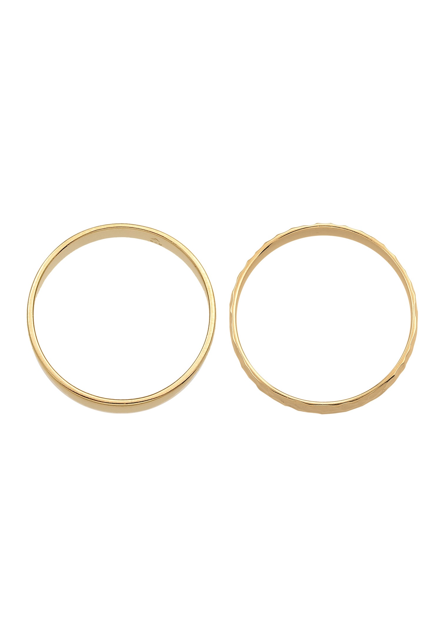 Set de verighete bărbătești KUZZOI Basic cu ciocan din argint 925 oxidat