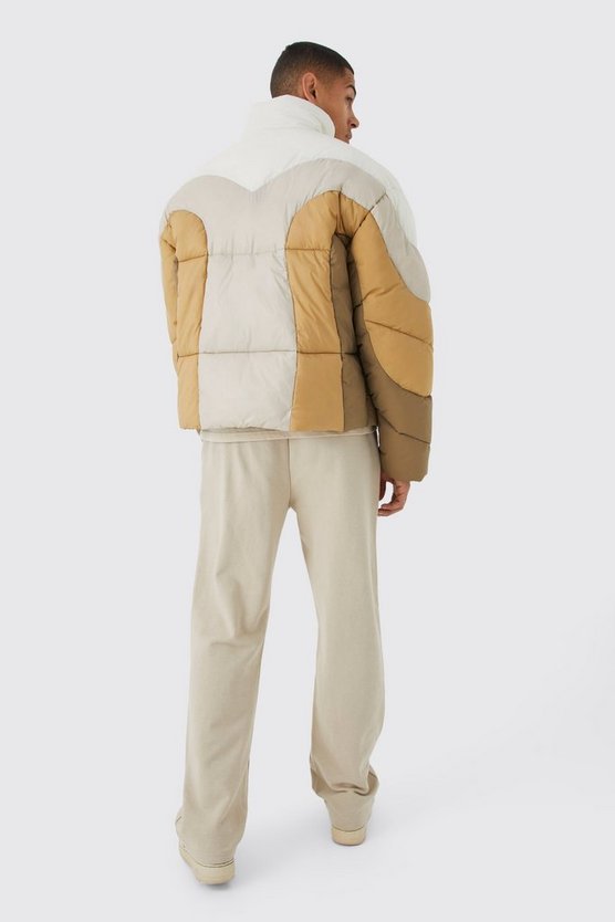 Colorblock Steppjacke