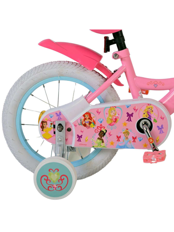Volare Kinderfahrrad Disney Princess Fahrrad in Rosa für Mädchen 14 Zoll 3 Jahre günstig kaufen onesize