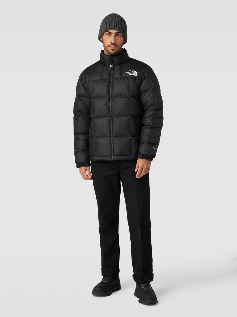 Daunenjacke mit Label-Stitching Modell 'LHOTSE' in schwarz