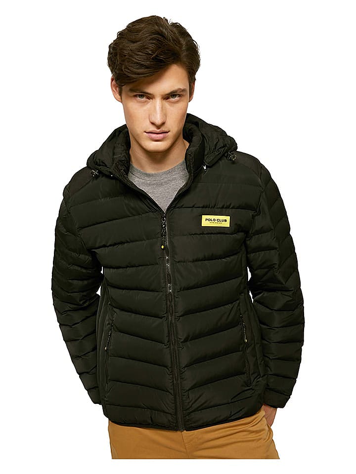 Polo Club Steppjacke in Schwarz günstig kaufen L