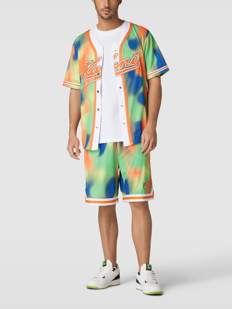 Shorts mit Allover-Muster - P&C x Karl Kani in orange