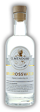 Elmendorf Urgrossvater Organic London Dry Gin Elmendorf Urgrossvater Organic London Dry Gin  0,5	 Liter - Vol 42%