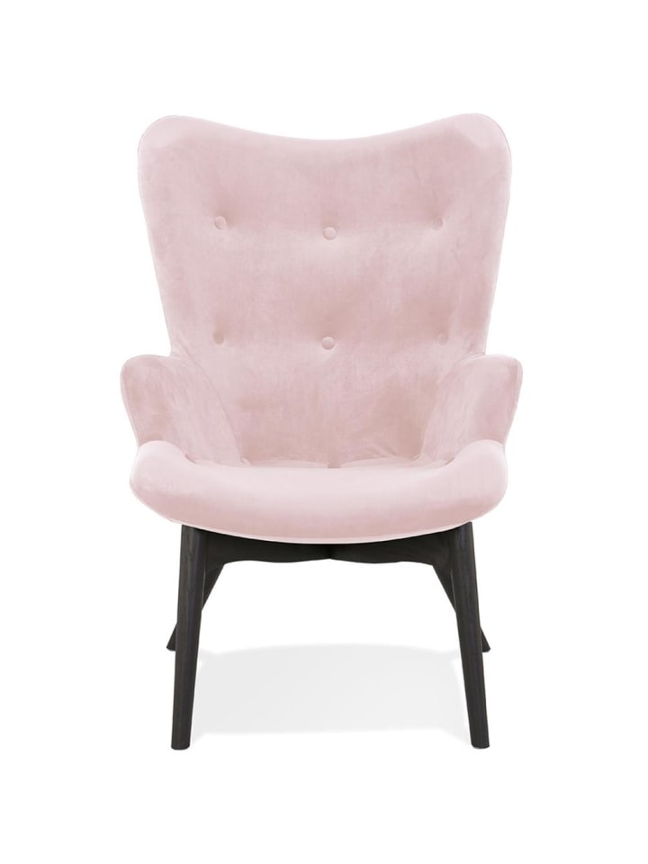 KADIMA DESIGN Sessel Samt, Retro Loungesessel, Ergonomisch Relaxsessel, Hochlehner günstig kaufen onesize