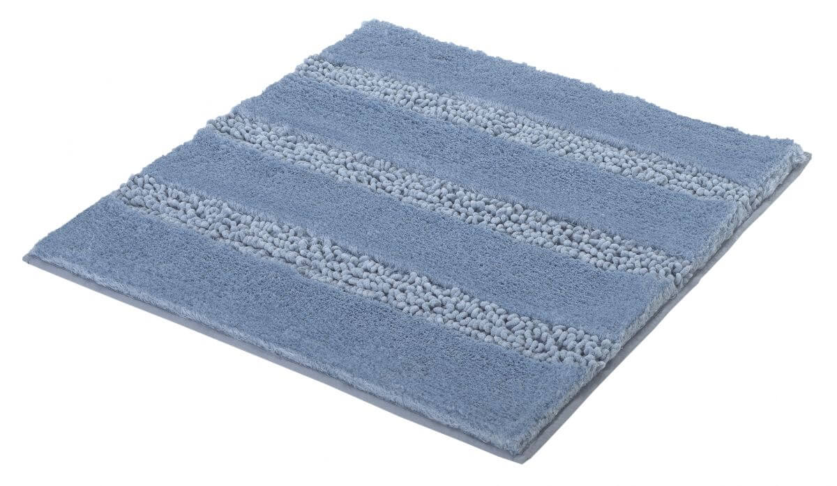 Badteppich Monrovia Stahlblau 60x60cm