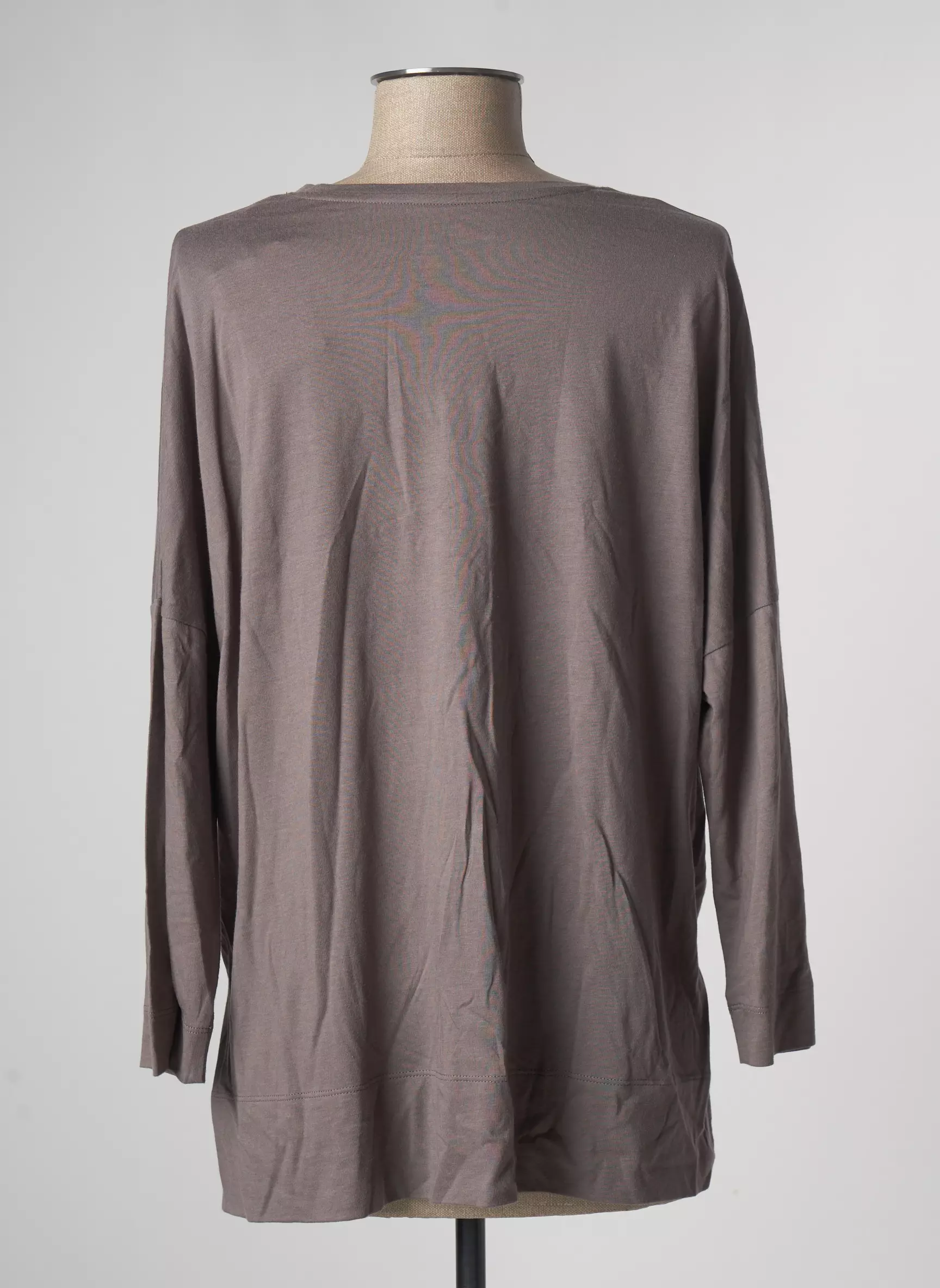 Muji Tshirts Femme couleur gris