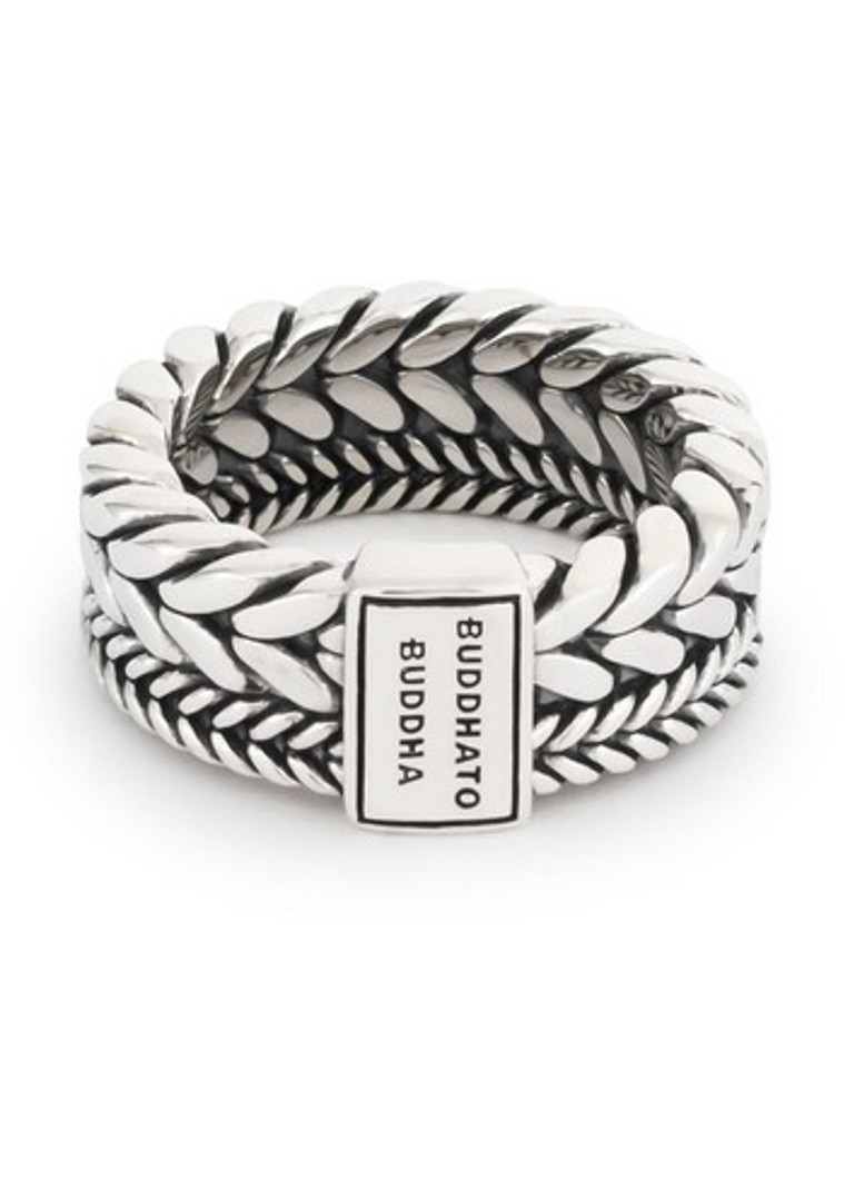 Buddha to Buddha  Barbara Double ring van zilver