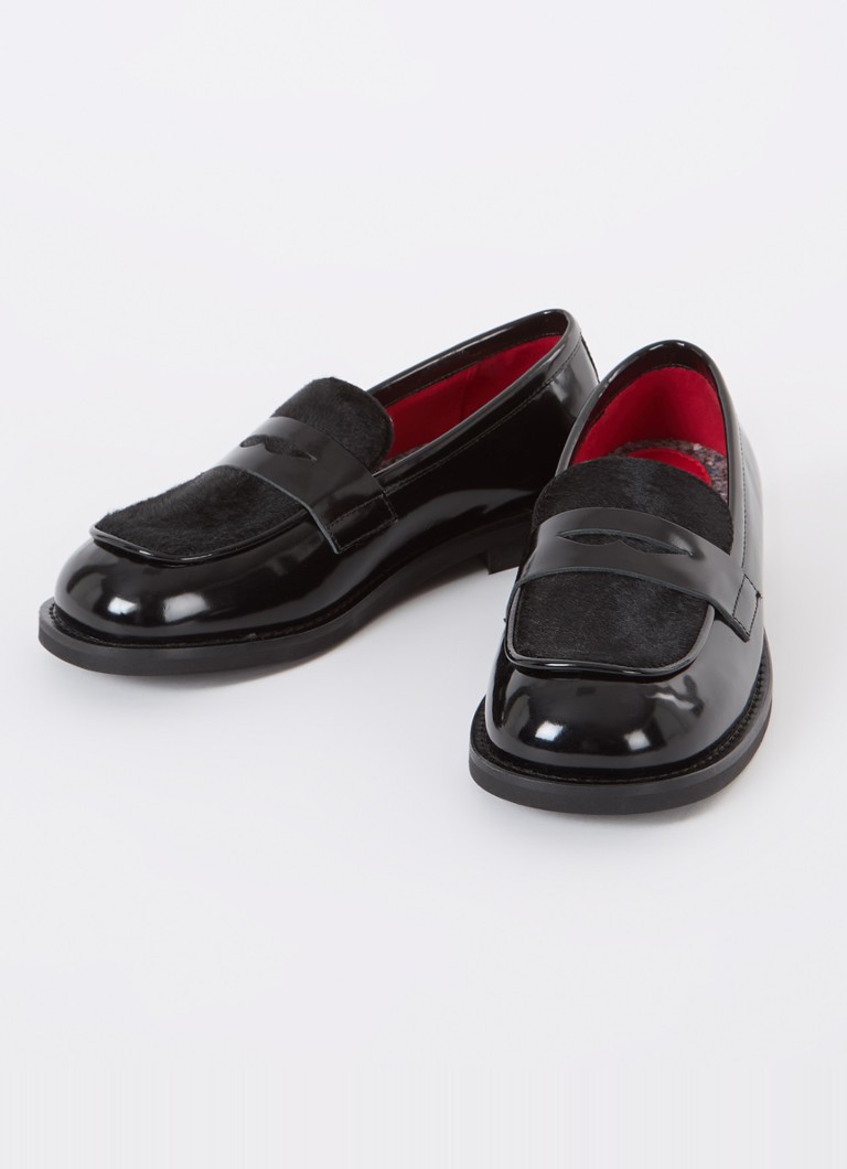 Mocasin Max & Co cu finisaj din piele lăcuită