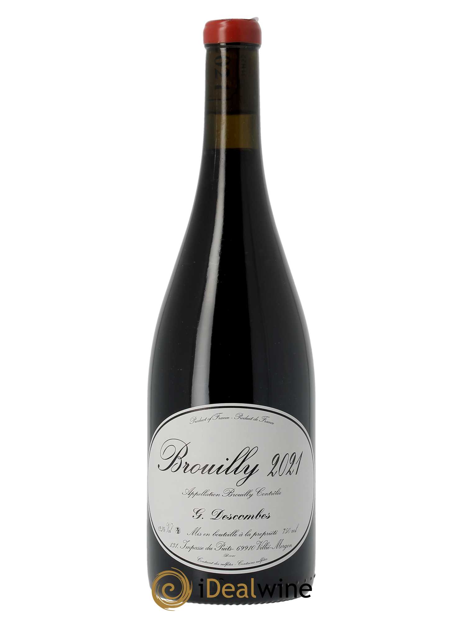 Brouilly Vieilles vignes Georges Descombes (Domaine)  2021 - Lot de 1 Bouteille