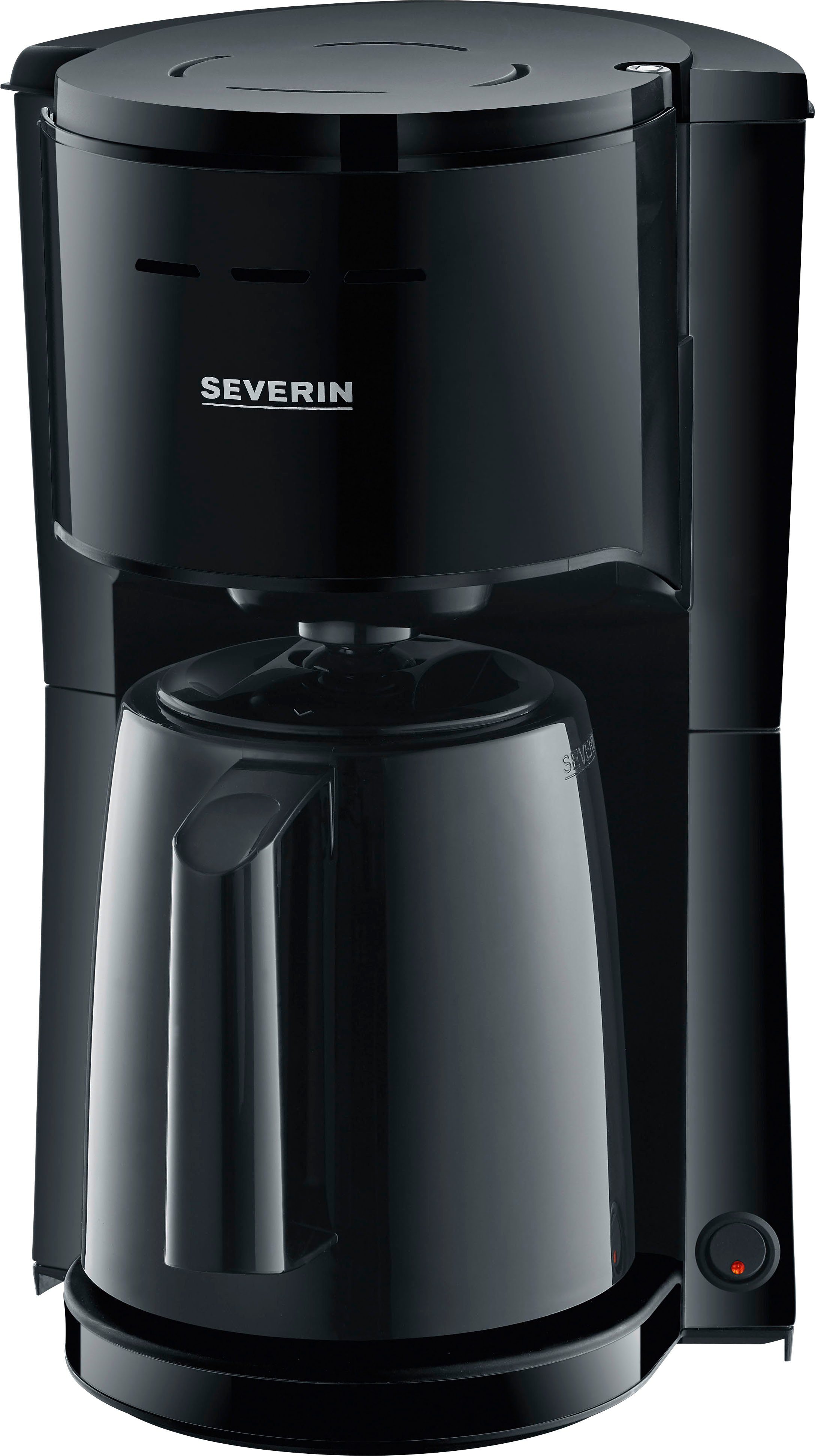 Severin Filterkaffeemaschine KA 9306, 1l Kaffeekanne, Papierfilter 1x4, Thermokanne mit Durchbrühdeckel
