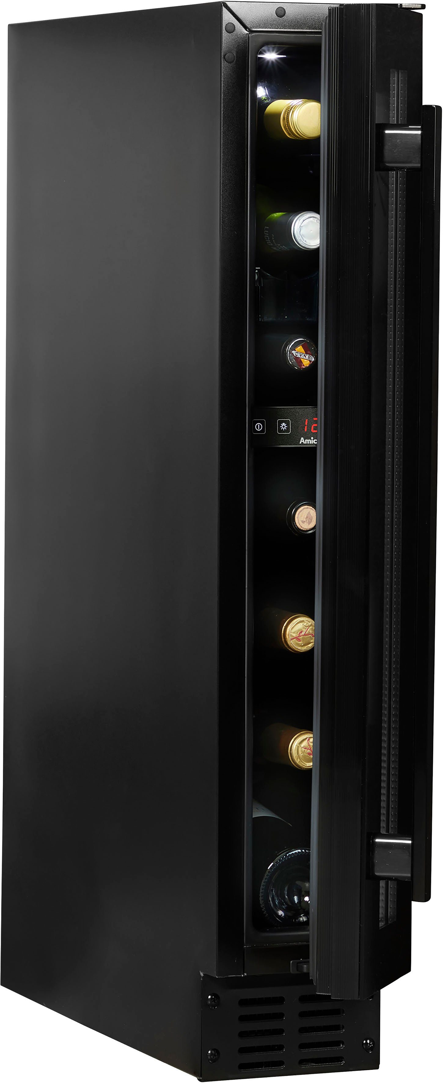 Amica Weinkühlschrank WK 341 100-1 S,für 7 Standardflaschen á 0,75l, Standkühlschrank