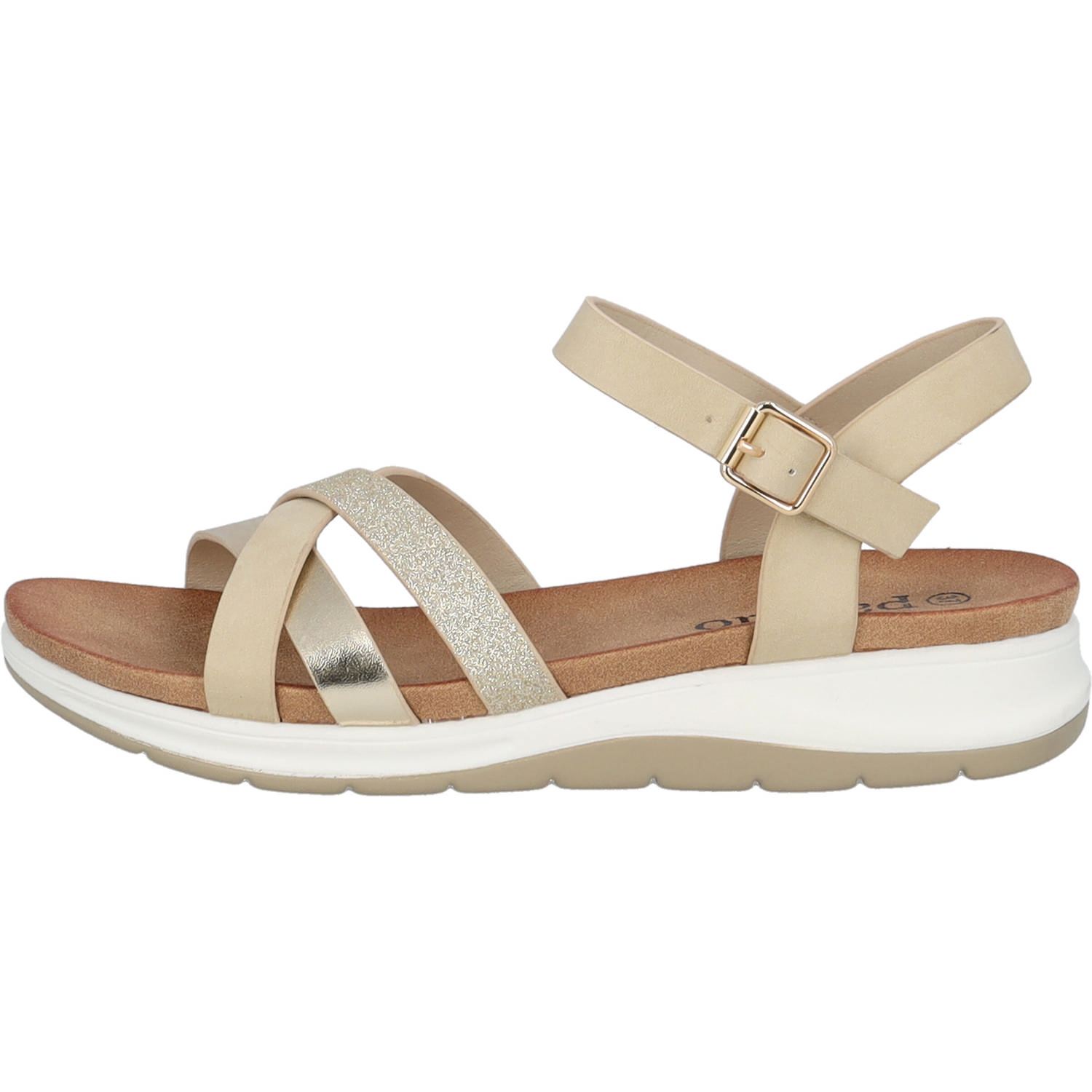Palado Jantai, Sandalen, Damen, Gold