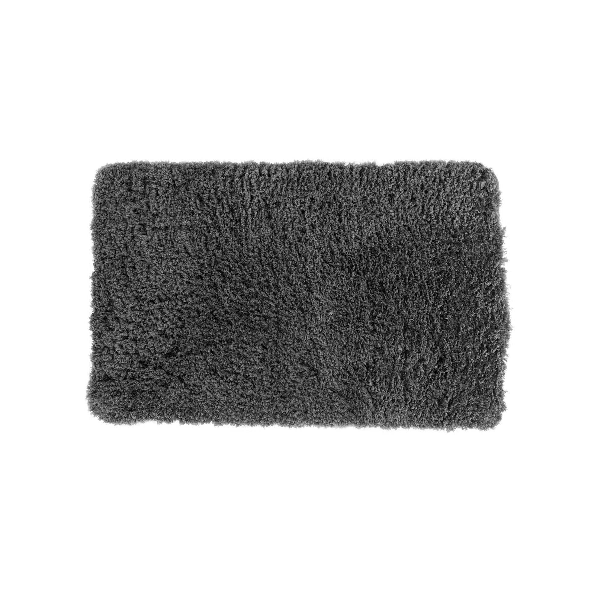Tapis de bain uni moelleux microfibre