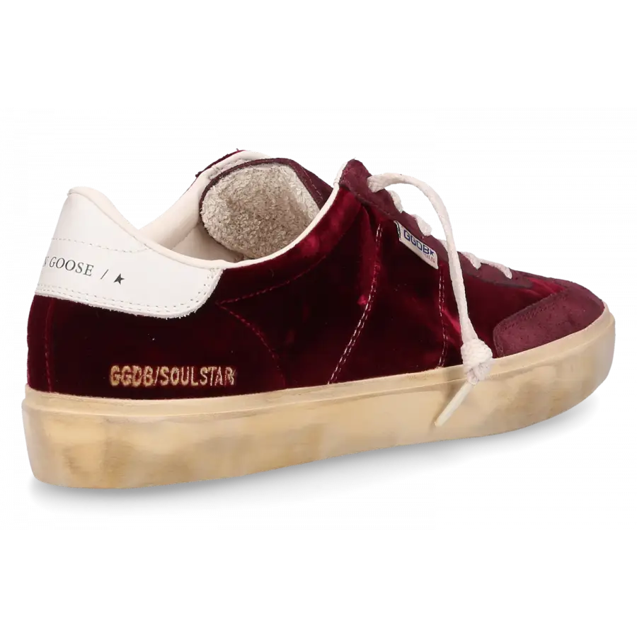 Golden Goose - Sneaker low SOUL STAR Veloursleder - rot