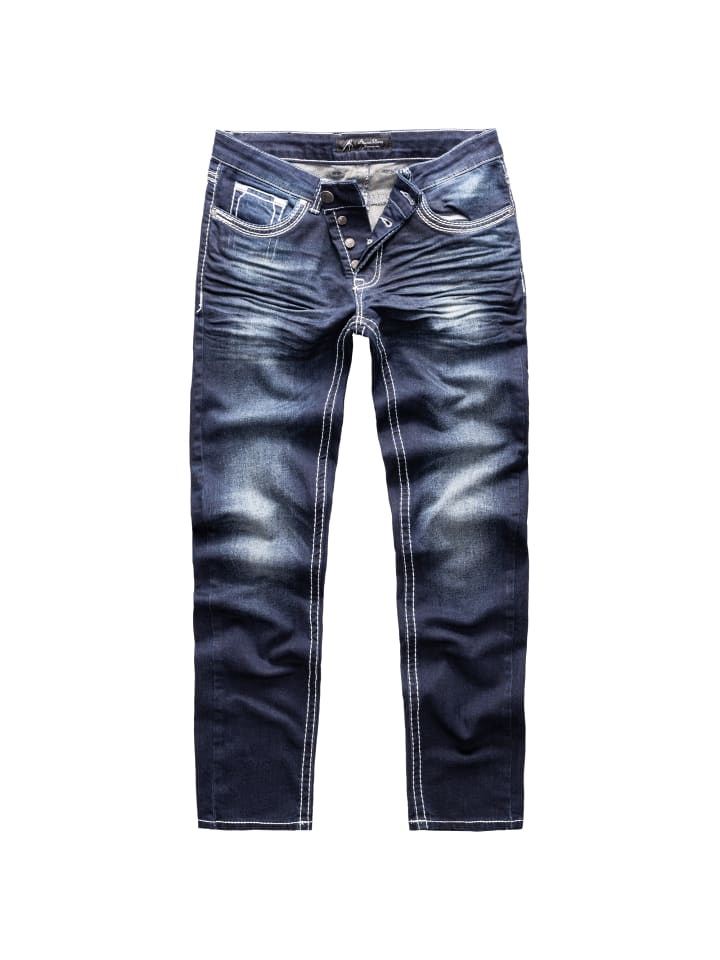 Amaci&Sons Jeans Regular Slim Raleigh in Dunkelblau günstig kaufen