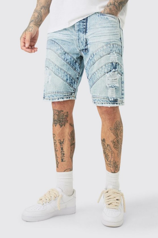 Tall Shorts mit geradem Bein