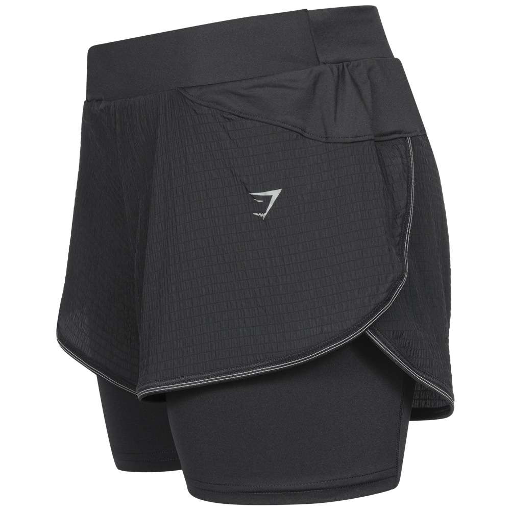 Gymshark Speed 2-in-1 Damen Shorts B2A5H-BBBB-BZ1