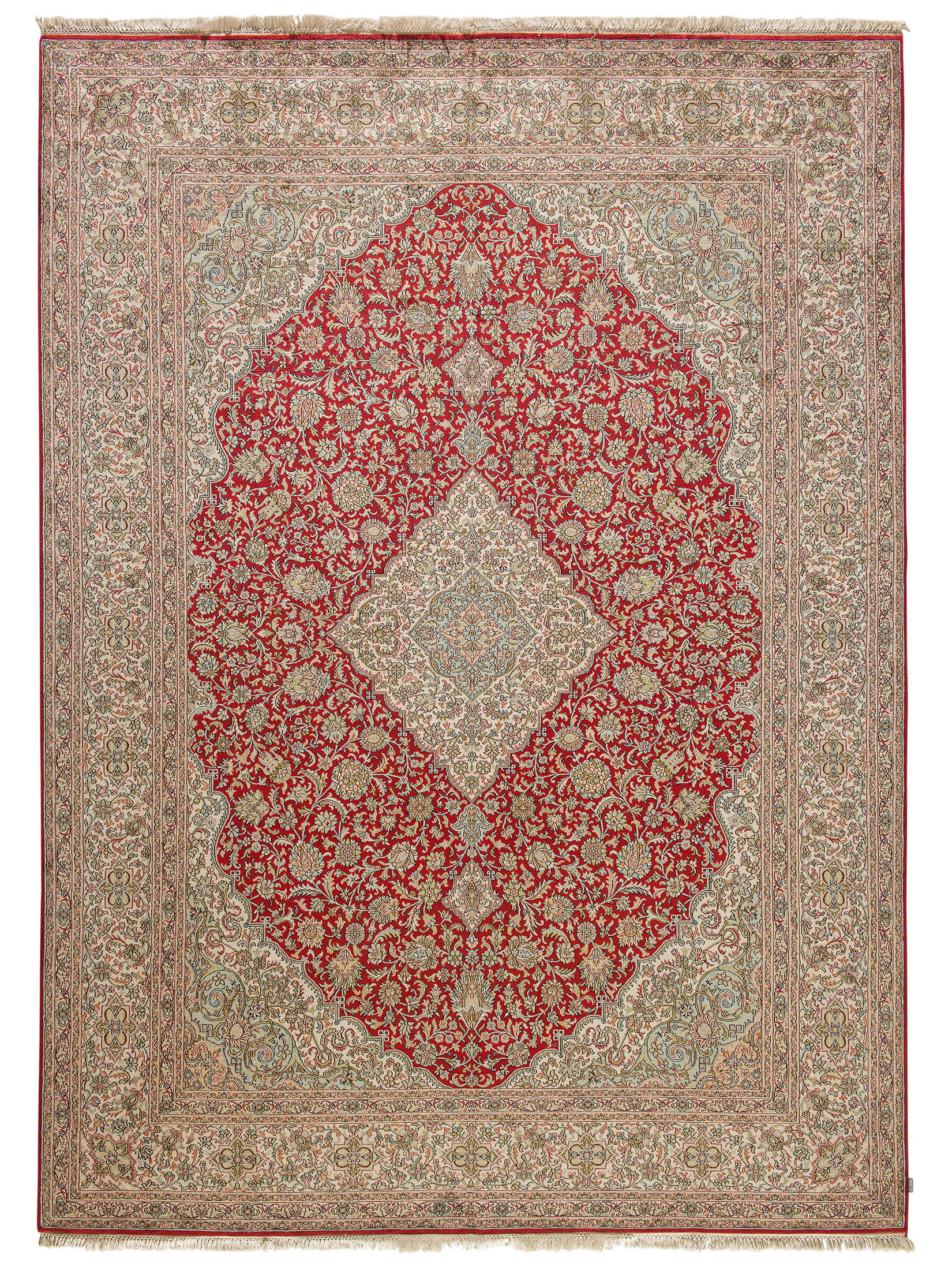 Kaschmir Seide 18/18 ca. 244 x 333 cm, Unikat / Einzelstück