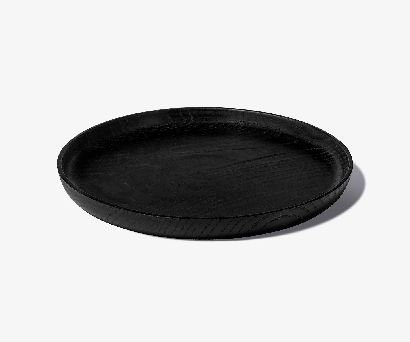 Plateau Ellipse Noir - Grand modèle