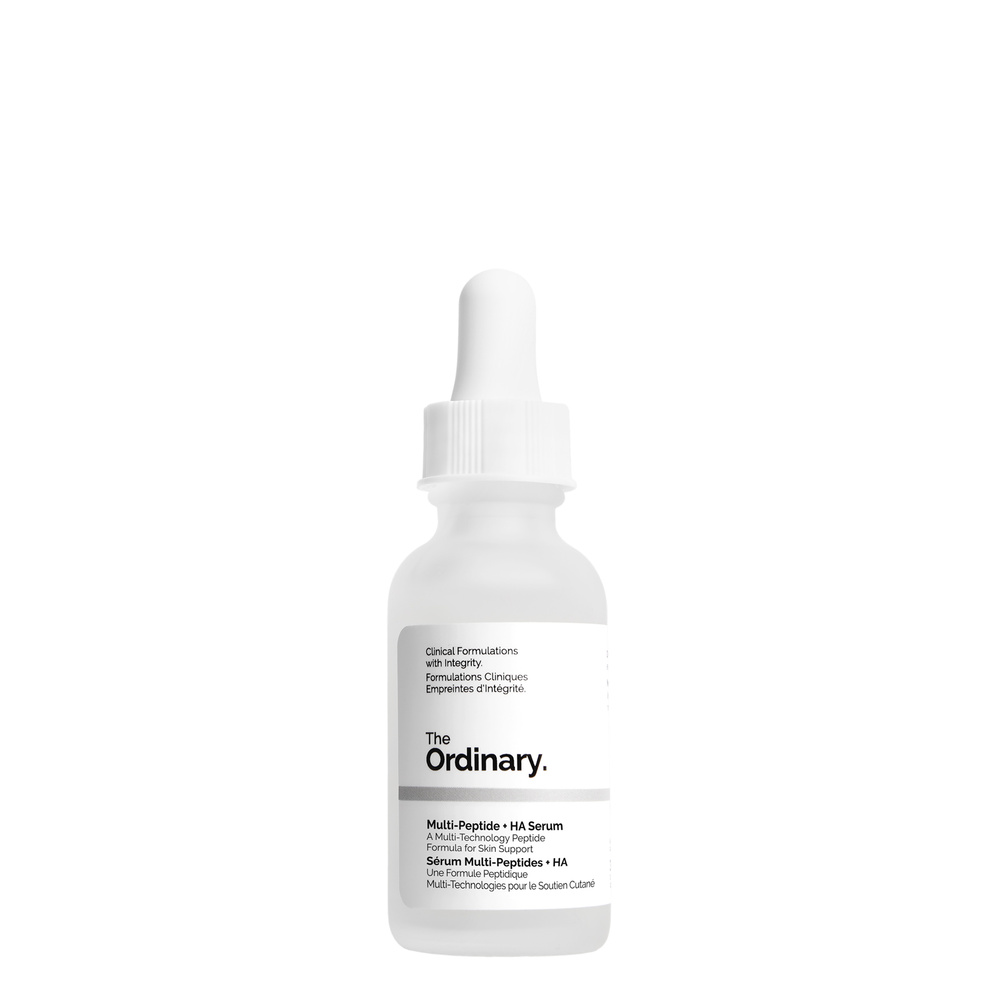 The Ordinary Sérum Multi-Peptides + HA Un sérum peptidique anti-âge multi-action.