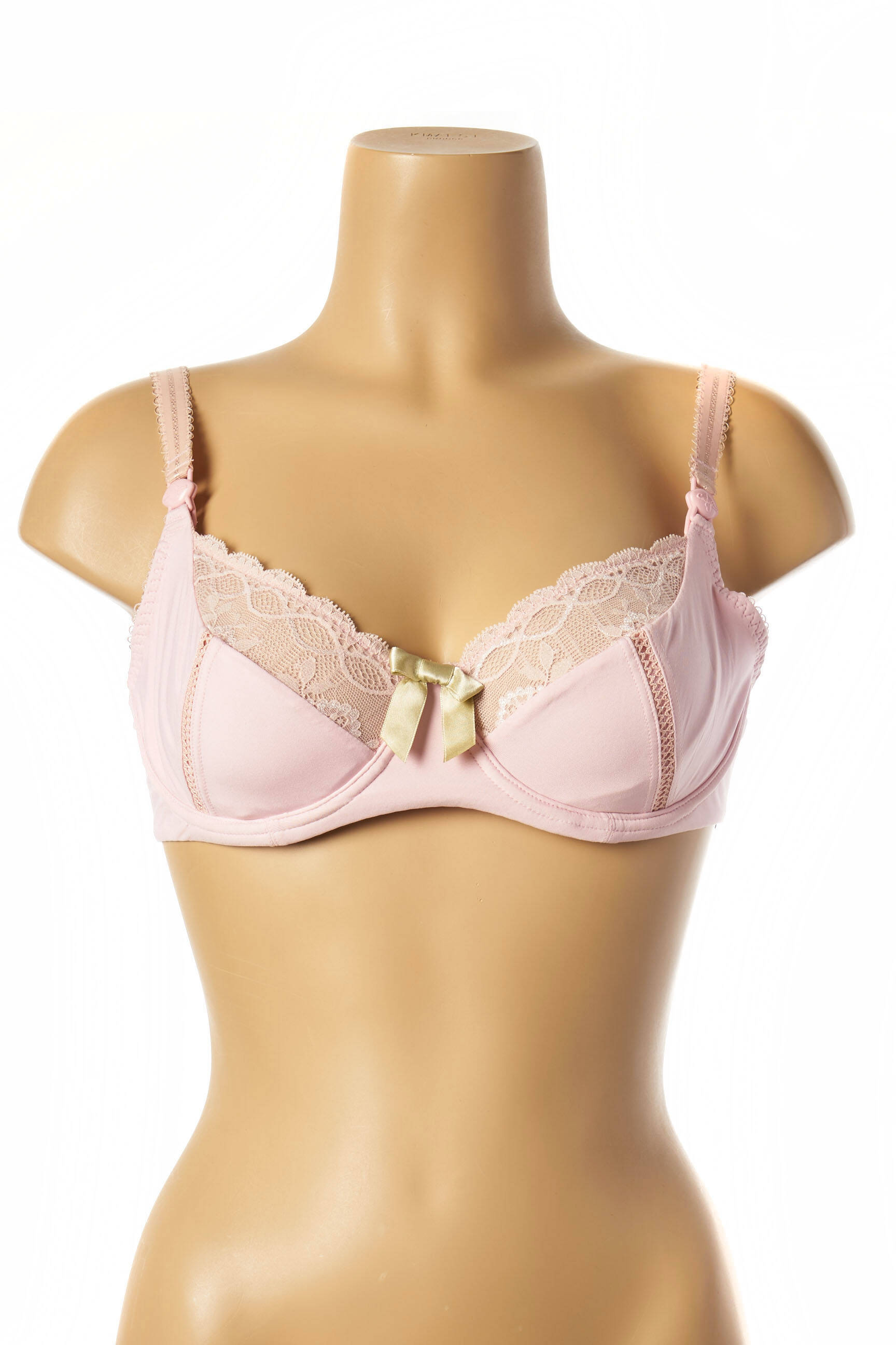 Cache Coeur Lingerie Maternite Femme couleur rose