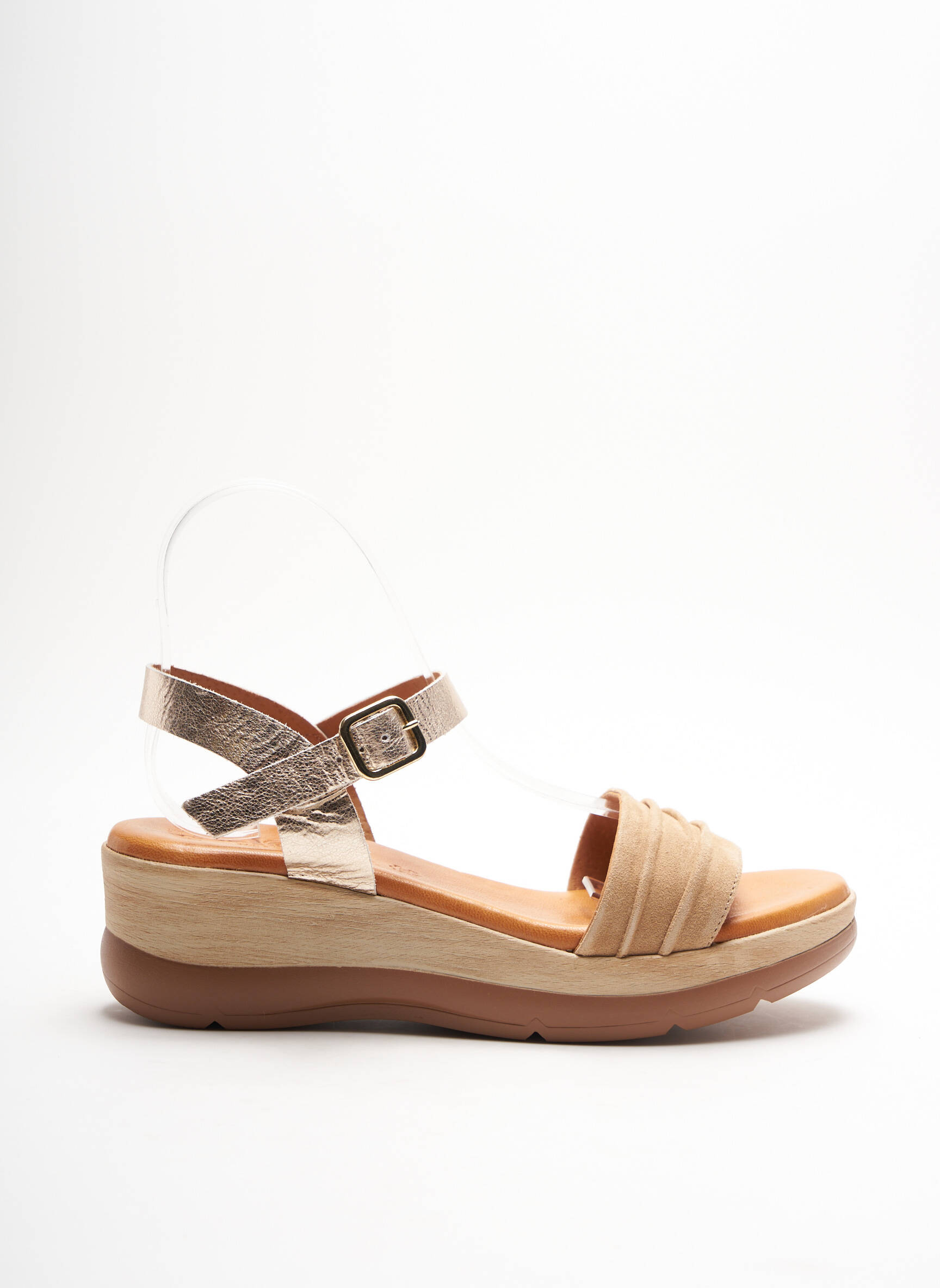 Kaola Sandales Nu Pieds Femme couleur beige
